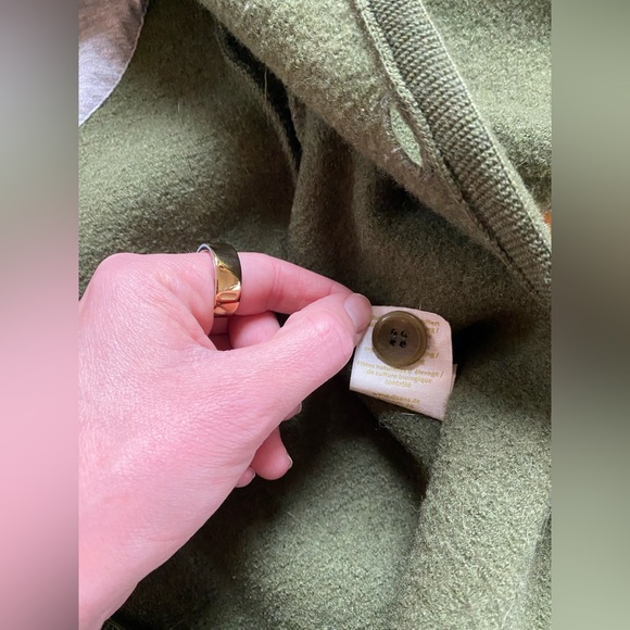 Mama Owl Disana Boiled Merino Wool Overall- Olive, size 12-24 mo - Picture 8 of 12